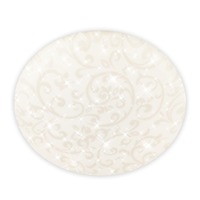 Kruhová - BRILO 3937016 Nebo stropní svítidlo pr.27,8 cm - 15W, 1800lm, LED, hvězdné nebe, neutrální bílá, bílé, květinový vzor - BRILO