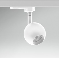 Svítidla - CEN RGMSBI-106530 Svítidlo pro 3fázovou lištu REGIA SHOP MINI SPHERE bílá LED 10W 3000K CRI90 UGR16 - CENTURY