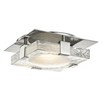 Downlight - HVLG 9811-PN-CE Stropní svítidlo BOURNE ocel/sklo nikl/čirá LED 12W 3000K stmívatelné - HUDSON VALLEY