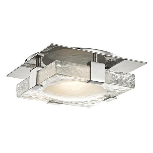 Downlight - HVLG 9811-PN-CE Stropní svítidlo BOURNE ocel/sklo nikl/čirá LED 12W 3000K stmívatelné - HUDSON VALLEY - foto 1