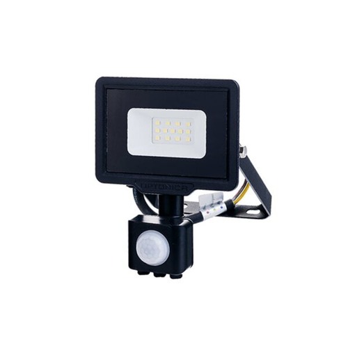 LED reflektory - LED SMD Floodlight Black City Line s kabelem PIR senzoru 70 cm - foto 1