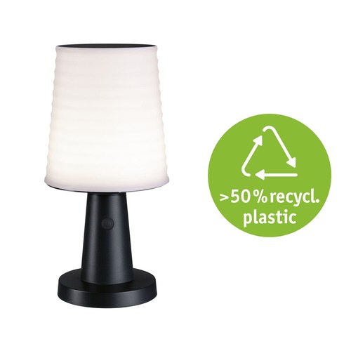 Na stůl - P 94611 Solární LED stolní lampa Ilanga IP44 2700K antracit - PAULMANN - foto 1