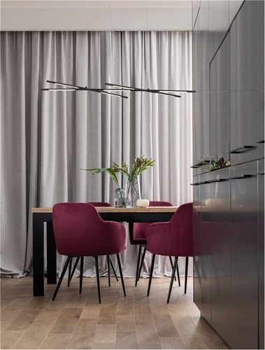 Podélná - NV 9695213 Závěsné svítidlo RACCIO černý kov a akryl LED 27W 230V 3000K IP20 stmívatelné - NOVA LUCE - foto 1