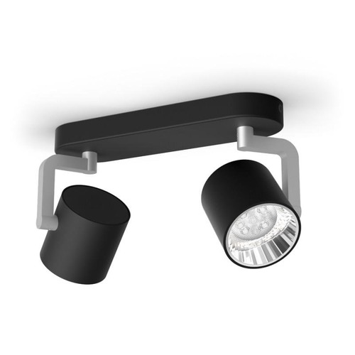 Bodová - PH 50672/30/P0 LED Bodové svítidlo Philips Byrl 50672/30/P0 2x4,3W černé s funkcí SceneSwitch - PHILIPS (915005697801) - foto 1