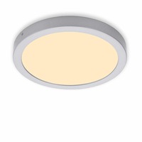 Kruhová - BRI 7132-014 LED stropní svítidlo, pr. 30 cm, 21 W, matný chrom - BRILONER