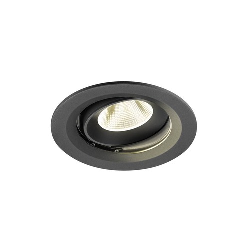 Kruhová - LA 1009685 NUMINOS® MOVE M Stropní vestavné svítidlo, 4000 K, 20°, IP20, kulaté, černé - BIG WHITE (SLV) - foto 1