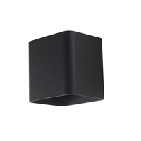 Nástěnná - FAN LED-W-BIOME NERO Venkovní nástěnné svítidlo LED BIOME černá hliník 2x3,5W 840 lm 4000K IP54 9,5x11 cm - FANEUROPE