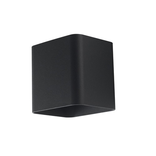 Nástěnná - FAN LED-W-BIOME NERO Venkovní nástěnné svítidlo LED BIOME černá hliník 2x3,5W 840 lm 4000K IP54 9,5x11 cm - FANEUROPE - foto 1