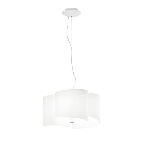 Dekorativní - FAN I-IMAGINE-S3 Závěsné svítidlo Imagine, bílé, 3 x E27, 47 x 120 cm - FANEUROPE - foto 1