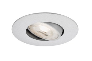 Kruhová - BRI 7146-014 Ultraploché LED vestavné svítidlo, pr. 9 cm, 4,9 W, matný chrom - BRILONER