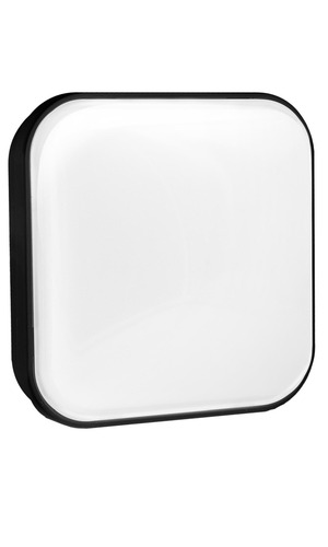 Nástěnná - CEN SMSN-242240 SIMPLY LED stropní svítidlo venkovní černé hranaté 24W 4000K 1920lm CB IP65  - CENTURY - foto 1