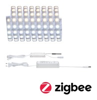 Pracovní osvětlení - P 78872 MaxLED 500 LED Strip Smart Home Zigbee měnitelná bílá s krytím základní sada 3m IP44 17W 60LEDs/m měnitelná bílá 36VA - PAULMANN