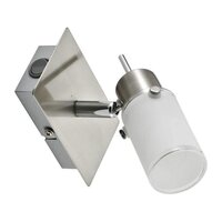 Bodová - LD 11931-55 MAX LED LED nástěnné svítidlo, nastavitelné, ocel, sklo 3000K - LEUCHTEN DIREKT / JUST LIGHT