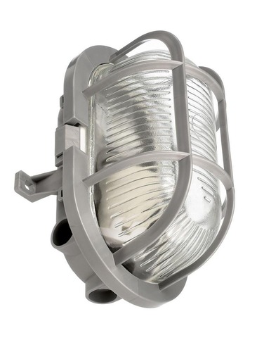 S vyšším krytím - IMPR 731167 Deko-Light stropní a nástěnné přisazené svítidlo - Syrma Oval, 1x max. 42 W E27, šedá - LIGHT IMPRESSIONS - foto 1