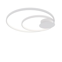 Kruhová - FAN LED-DIEM-PL-BCO Stropní LED svítidlo DIEM bílá, 40 W, 5440 lm, CCT, 20 x 9 x 61,5 cm - FANEUROPE