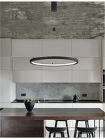Kruhová - NV 9172635 Závěsné svítidlo EMPATIA černý hliník a akryl LED 35W 230V 3000K IP20 stmívatelné - NOVA LUCE