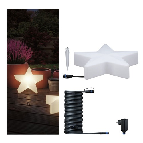 Dekorační - P 5178 Plug &amp; Shine set LED světelný objekt hvězda vč. 10m-kabel a Trafo - PAULMANN - foto 1