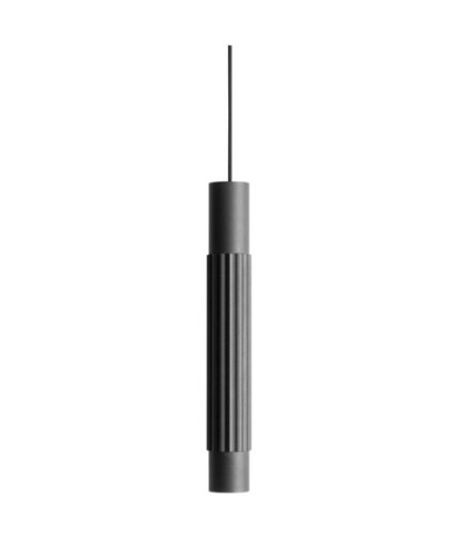 Válec - BPM 20205.01.PN.BK-BK.40.ST.9.30 Závěsné svítidlo FACE černé Ø40x300mm 12W 588lm 3000K - BPM (starý kód: 20205.30.PN.BK.3K) - foto 1