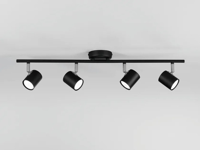 Bodová - FAN SPOT-ZERO-4 NER Spotové svítidlo SPOT ZERO černá 4xGU10 70x4,4x7 cm - FANEUROPE - foto 1
