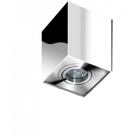 Downlight - AZZ AZ0873 Stropní bodové přisazené svítidlo Azzardo Eloy 1 chrome AZ0873 GU10 1x50W IP20 9,5cm hranaté chromové - AZZARDO