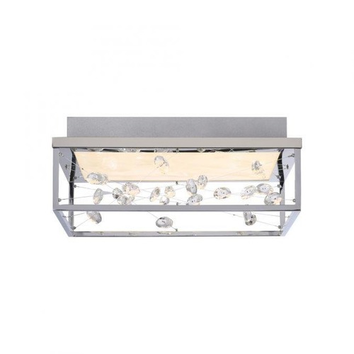 Hranatá - PN 6547-17 LED stropní svítidlo SKINA, chrom, hranaté stmívatelné, dálkový ovladač, 2700-5000K - PAUL NEUHAUS - foto 1