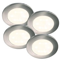 Zapuštěná - NOR 76730001 Zapuštěné nábytkové svítidlo Lismore 4-KIT 1x0,7W LED chrom čirá - NORDLUX