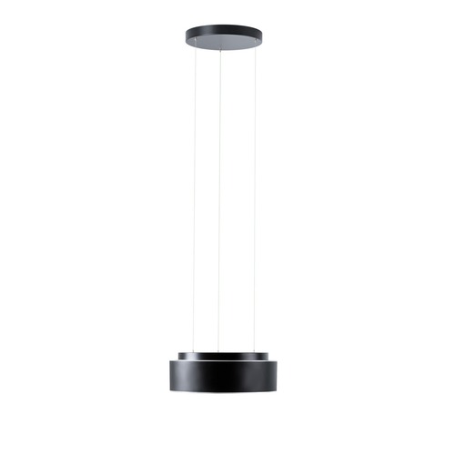 Kruhová - OS ERI70927 ERIS LEC2 závěsné skleněné svítidlo černá / bílo - černá IP40 4000 K 19W LED DALI (původní kód OS 70927) - OSMONT - foto 1