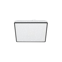 Hranatá - BRILO 3748-415 LED stropní svítidlo, 27 cm, 15 W, 1800 lm, černá - BRILO