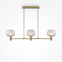 Vícečetná - M MOD411PL-03G Závěsné svítidlo Vision E14 3x60W zlatá hliník sklo - MAYTONI