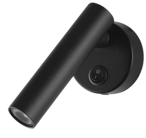 LED nástěnné svítidla - LED světlo kabinetu 2W s přepínačem ON / OFF Black