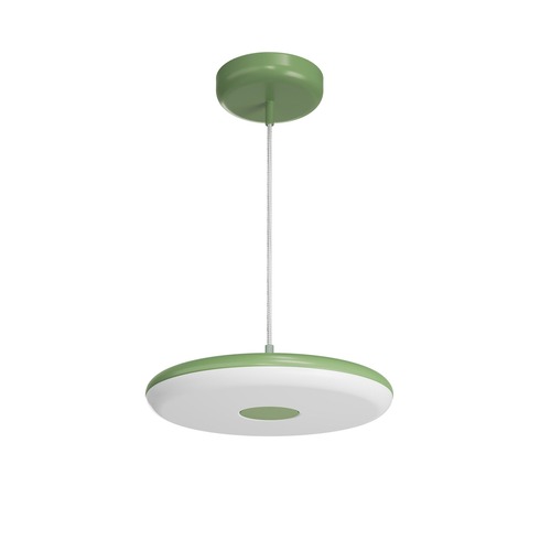 Kruhová - OS ZET60556 ZETA ST1 FP závěsné plastové svítidlo zelená / bílá IP40 4000 K 31W LED - OSMONT - foto 1