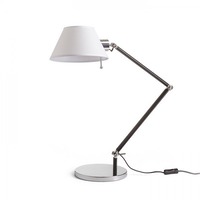 Stolní lampy pracovní - RED R13283 MONTANA stolní bílá/černá chrom 230V E27 28W - RED - DESIGN RENDL