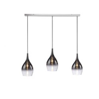 Vícečetná - PN 2063-17 PILUA LED závěsné svítidlo s barevným přechodem od antracitové do bílé, 3 ramenné, nad jídelní stůl - PAUL NEUHAUS