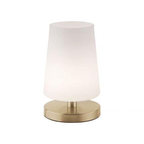 Stolní lampy dekorační - PN 4146-60 SONJA LED stolní lampa v matné mosazi s decentním podlouhlým stínítkem na lampu 3000K - PAUL NEUHAUS - foto 1