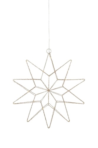 Interiérové dekorace - MAR 705751 Gleam zlatá závěsná hvězda - Markslöjd - foto 1