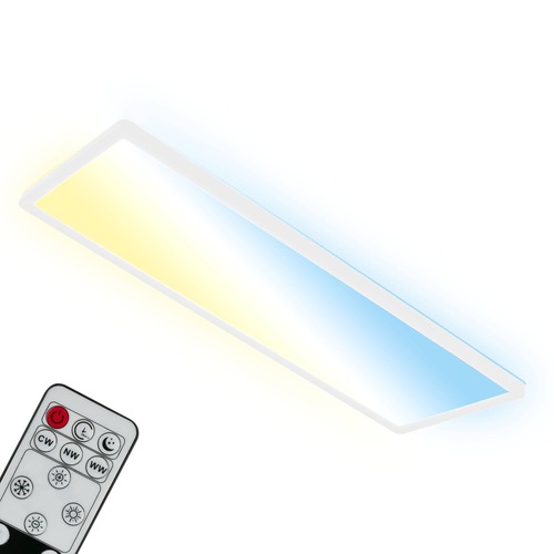 Hranatá - BRILO 7403-016 Ultraploché CCT svítidlo LED panel, 29,3 cm, LED, 23 W, 3000 lm, bílé - BRILO - foto 1