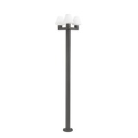 Sloupková - FARO 74436F3-02 MISTU sloupková lampa, tmavě šedá, 3XE27 - FARO