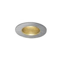 Kruhová - LA 114426 PATTA-I zápustná kartáč. hliník kruhová 230V/500mA LED 9W 38° IP65 3000K - BIG WHITE (SLV)