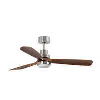 Ventilátory - FARO 33463DC LANTAU XL LED stropní ventilátor, matný nikl s DC motorem - FARO