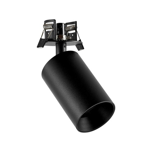 Kruhová - IMPR 565756 Deko-Light vestavné bodové svítidlo Can Tilt kulaté, 1x 7,5W GU10 černá - foto 1