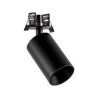 Kruhová - IMPR 565756 Deko-Light vestavné bodové svítidlo - Can Tilt kulaté, 1x 7,5 W GU10, černá - LIGHT IMPRESSIONS