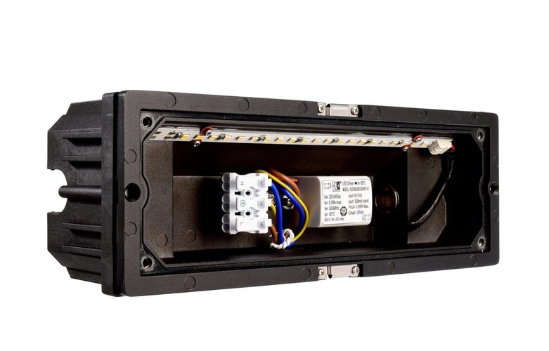 Zapuštěná - IMPR 763026 Deko-Light vestavné svítidlo do zdi Light Base III Outdoor 220-240V AC/50-60Hz 4,30 W 3000 K 88 lm 245 černá - LIGHT IMPRESSIONS - foto 1