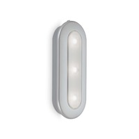 Přisazená - BRI 2280-014 LED Lero Indoor 15,2 cm 0,4W 68lm stříbrná - BRILONER