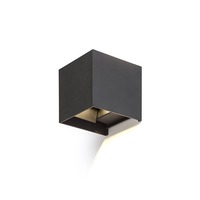 Nástěnná - RED R12602 TITO SQ nástěnná černá 230V LED 6W IP54 3000K - RED - DESIGN RENDL