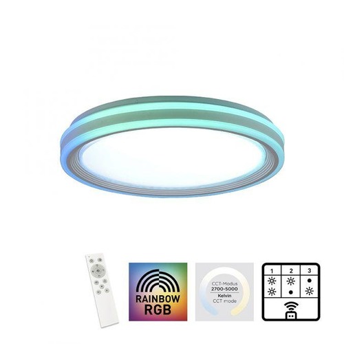 Kruhová - LD 15154-16 Stropní svítidlo SPHERIC LED 36W 2700-6500K + LED 3W RGBK - LEUCHTEN DIREKT / JUST LIGHT - foto 1