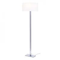 Stojací lampy - RED R11984 PLAZA stojanová bílá chrom 230V E27 42W - RED - DESIGN RENDL