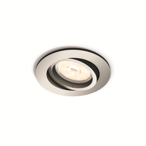 Kruhová - PH 50391/17/PN Zapuštěné bodové podhledové svítidlo Philips Donegal 50391/17/PN matný chrom - PHILIPS (915005422901) - foto 1