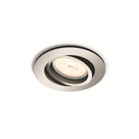 Kruhová - PH 50391/17/PN Zapuštěné bodové podhledové svítidlo Philips Donegal 50391/17/PN matný chrom - PHILIPS (915005422901)