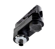 Lišty a příslušenství IVELA - IMPR 710099 Deko-Light kolejnicový systém 3-fázový 230V D Line 3-fázový adaptér pro montáž svítidel vč. montážního příslušenství 220-240V AC/50-60Hz černá RAL 9011 84 mm - LIGHT IMPRESSIONS
