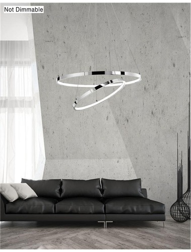 Kruhová - NV 17222003 Závěsné svítidlo ARIA chromovaný hliník a akryl nastavitelné LED 85W 3000K IP20 - NOVA LUCE - foto 1